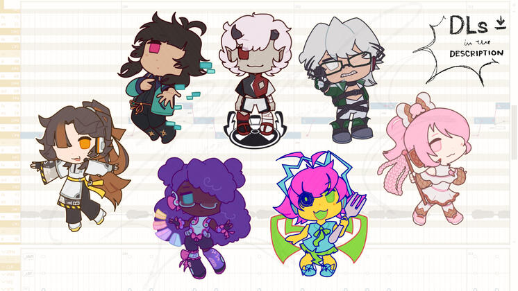 utau goobers for Art Fight 2025 (7/2025)