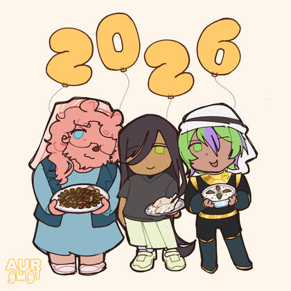 promo for New Years 2026 - Arabic UTAU Resources (1/2026)